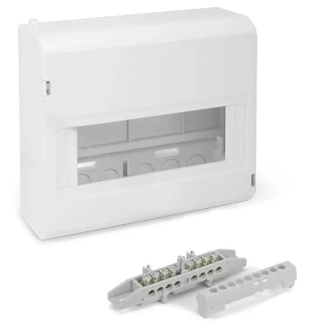 kryt 9MB E2x4 Elcon IP40 se svorkou 9 modulů