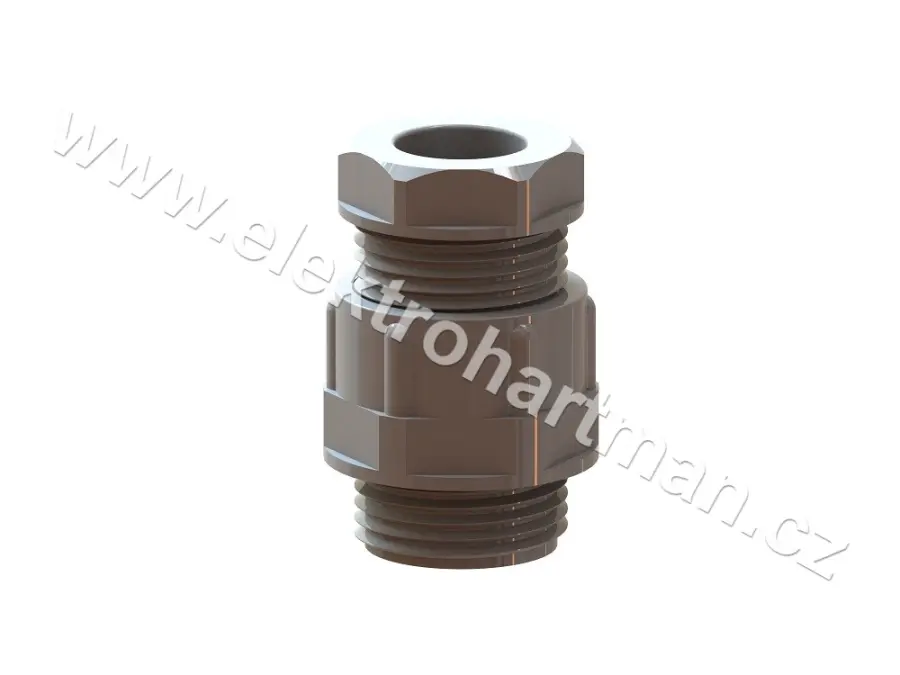 vývodka plastová PG 21 BD-16 BIMED IP54 rozsah 14-18mm, světle šedá