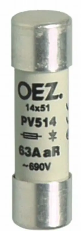 pojistka válcová PV514 63A aR /OEZ:08662/