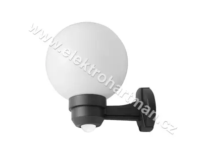 svítidlo Panlux PARK S se senzorem 60W černá-kouřová ZOK-S-20/C