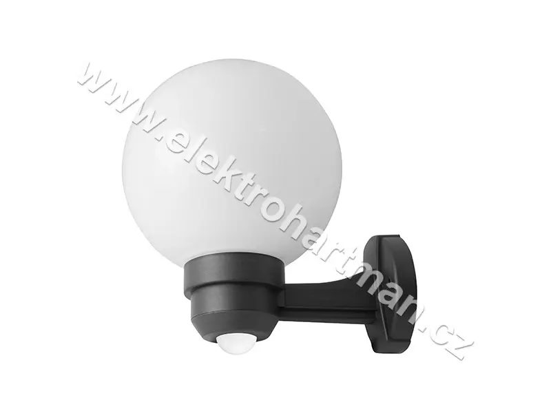 svítidlo Panlux PARK S se senzorem 60W černá-kouřová ZOK-S-20/C