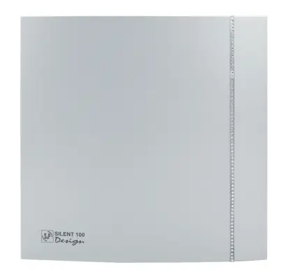 ventilátor SILENT 100 CZ DESIGN Swarowski Silver