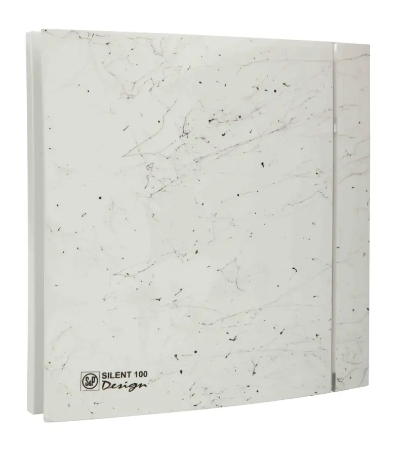 ventilátor SILENT 100 CRZ DESIGN Marble White 4C