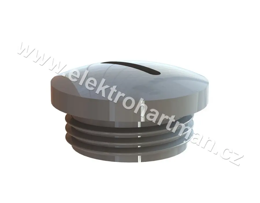 záslepka plastová M50x1,5 BMBS-16 BIMED světle šedá