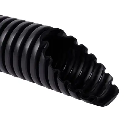 trubka ohebná černá UV stabilní 2332/LPE-1 F50DU Kopos, s drátem