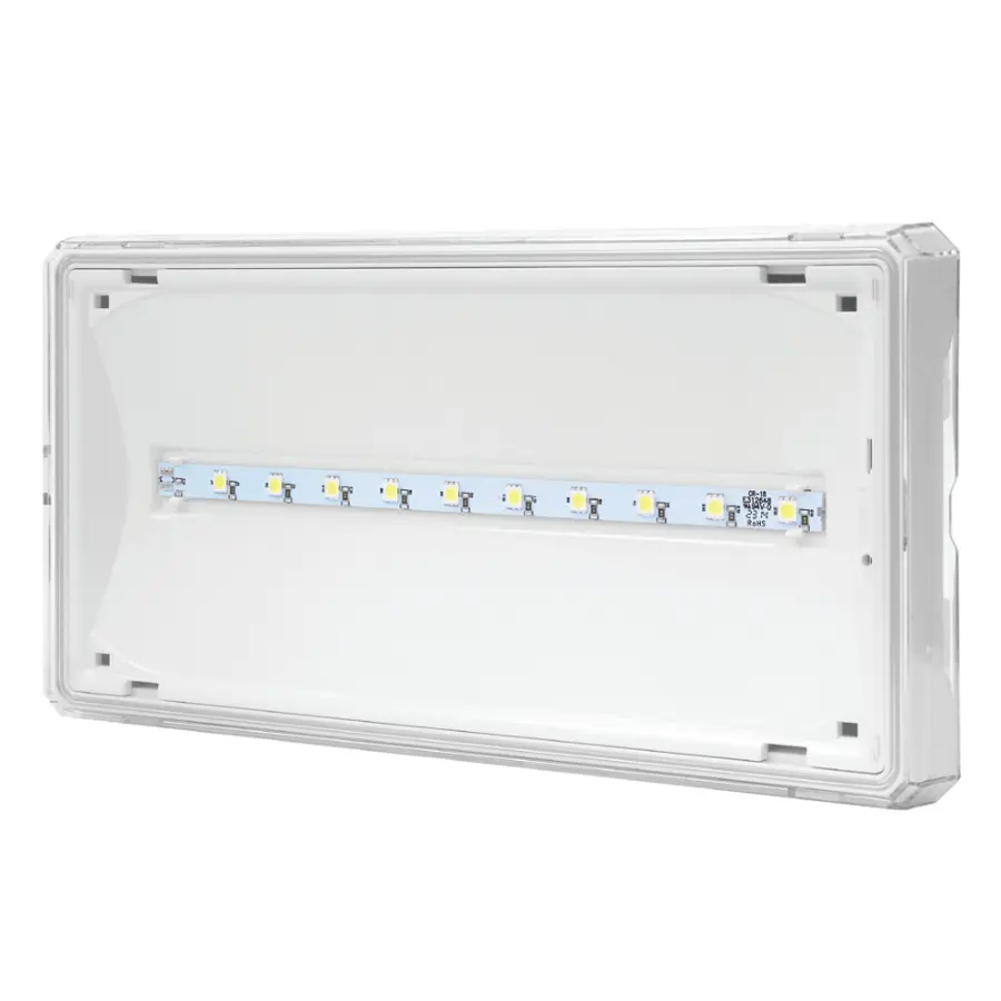 svítidlo nouzové MODUS EXIT 3W LED 350 lm PREMIUM IP65 1h, stále svítící/svítící při výpadku, autotest, bílé