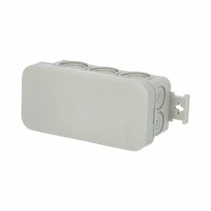 krabice F6 IP55 s naklapávacím víčkem, 90x43x40mm