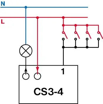 spínač časový CS3-4 Elektrobock