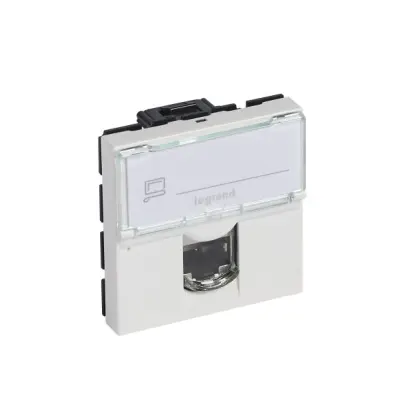 zásuvka datová RJ45 UTP CAT6 2M Legrand MOSAIC 076564 bílá