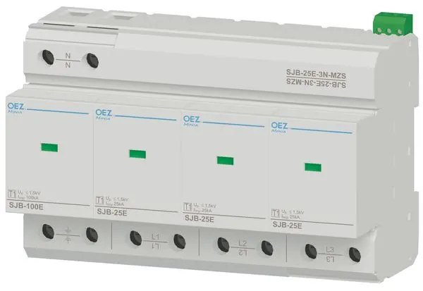 svodič přepětí typ B, 25 kA, SJB-25E-3N-MZS /OEZ:38358/