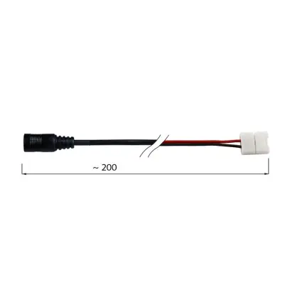 konektor napájecí - zásuvka K LED pásku 10mm /ML-112.006.21.2/