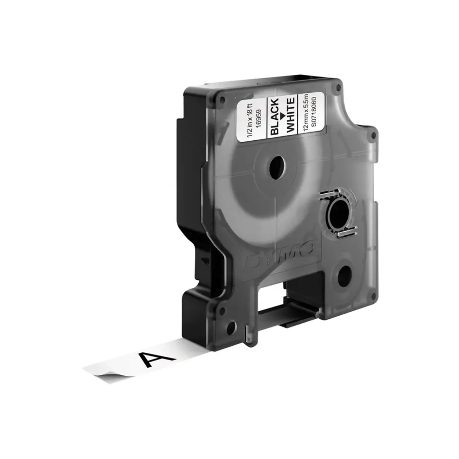 páska DYMO 40913  9mm/7m bílá  kompatibilní