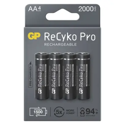baterie nabíjecí tužková AA GP ReCyko+ PRO HR6 2000mAh B22204***