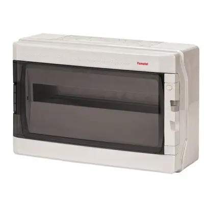 rozvodnice AcquaPLUS 39018 IP65, 18mod, na omítku, průhl.dveře, 290x430x160mm