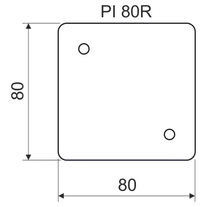 podložka izolační PI 80R Kopos