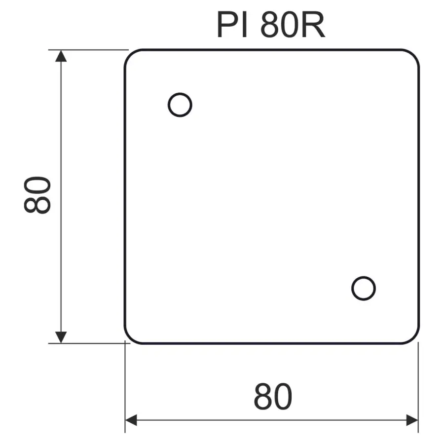 podložka izolační PI 80R Kopos