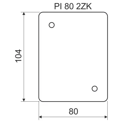 podložka izolační PI 80 2ZK Kopos