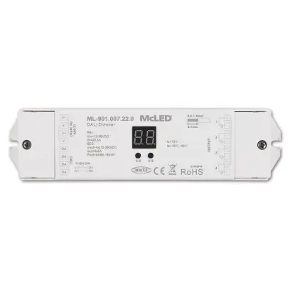 příjímač DALI pro řízení ML-901.007.22.0 řízení RGBW a CCT, 4x 5A