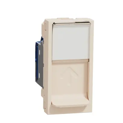 zásuvka datová 1xRJ45 Kat.6 STP, 1M, Béžová Unica NU341644