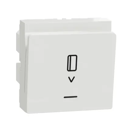 spínač elektronický hotelové karty, Bílý Unica NU354018