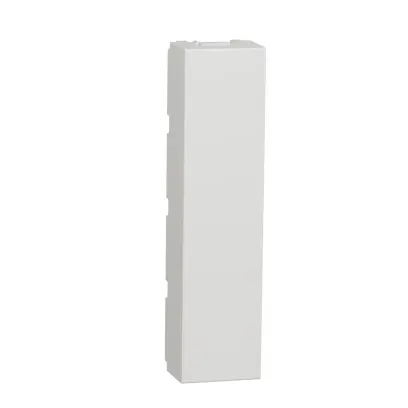 záslepka 2x 1/2 modul, Bílá Unica NU986418