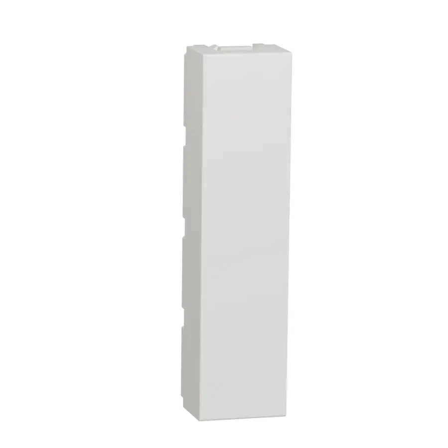 záslepka 2x 1/2 modul, Bílá Unica NU986418