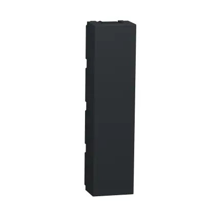 záslepka 2x 1/2 modul, Antracit Unica NU986454