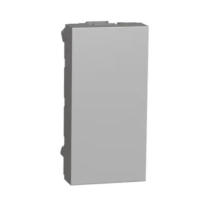 záslepka 1 modul, Aluminium Unica NU986530