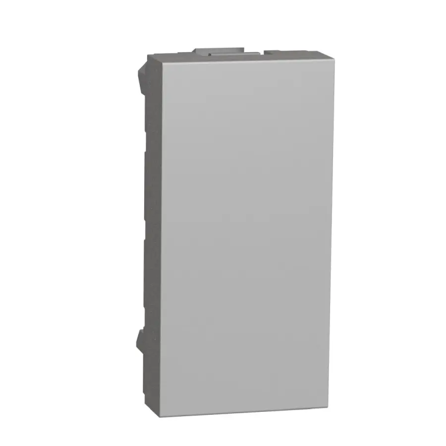 záslepka 1 modul, Aluminium Unica NU986530