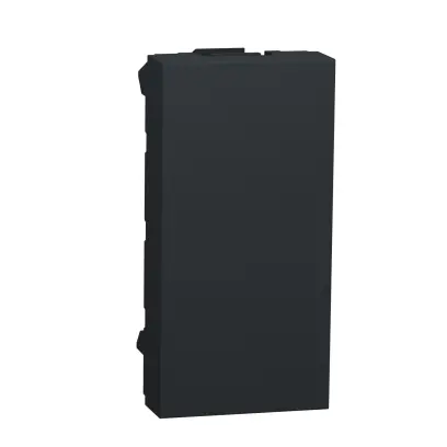 záslepka 1 modul, Antracit Unica NU986554