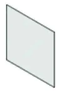 sklo náhradní Gewiss GW42211 pro tlačítko GW42201