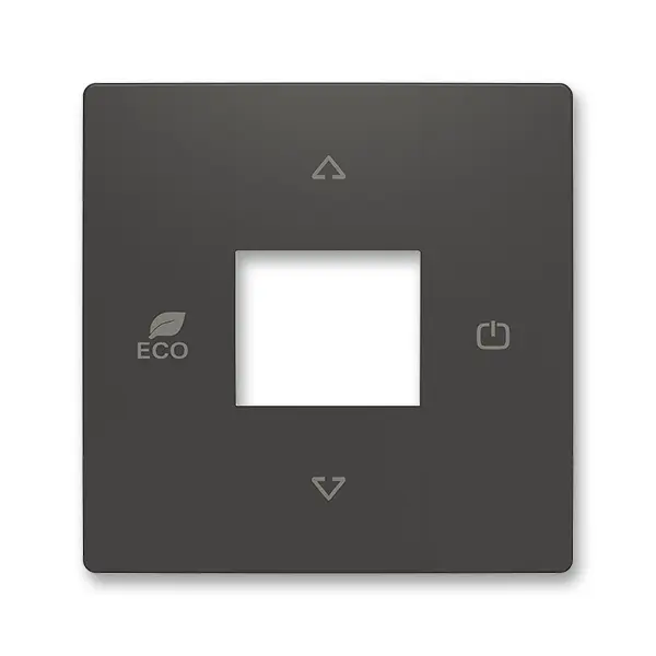kryt pro termostat prostorový; Zoni, matná černá 6220T-A03000 237
