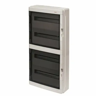 rozvodnice AcquaPLUS 39072 IP65, 72mod. (4x18M) na omítku, průhl.dveře, 878x430x160mm