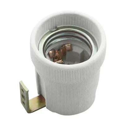 objímka keramická Kanlux HLDR-E27-F (CP800F-E27) /02161/