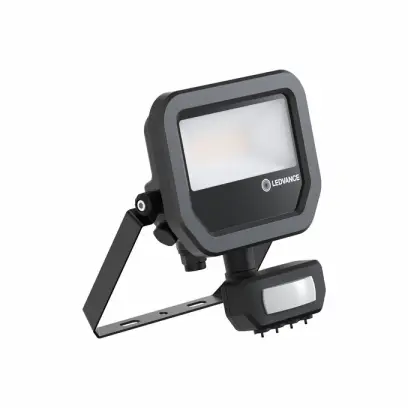 reflektor LED LEDVANCE FLOOD LED 10 SN P 8W 1K2LM 840 PS SY100 BK 1200/850 lm SENZOR