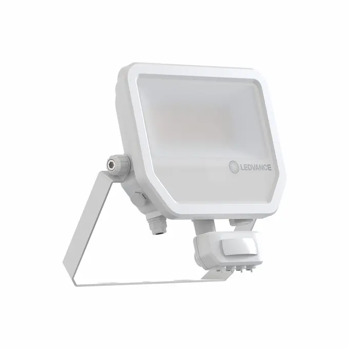 reflektor LED LEDVANCE FLOOD LED 50 SN P 41W 6KLM 830 PS SY100 WT 5500/3670 lm SENZOR