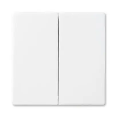 3559B-A0065284  Kryt spínače kolébkového dělený, studio bílá