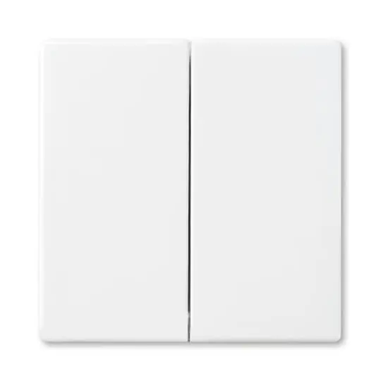 3559B-A0065284  Kryt spínače kolébkového dělený, studio bílá