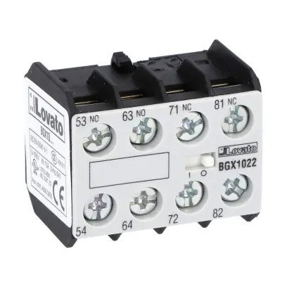 kontakty pomocné 11BGX1022 Lovato pro BG, kontakty 2Z+2V