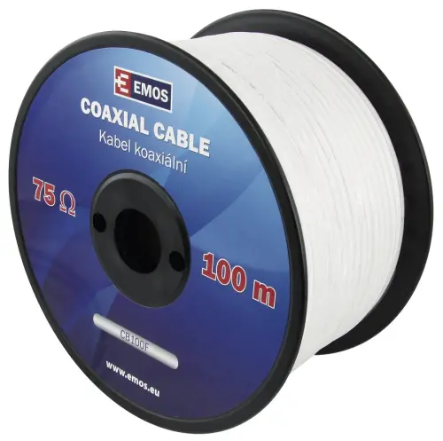 kabel koaxiální CB100F pěnový balení 100m *S5141