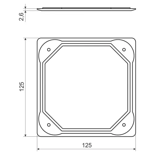 víčko krabicové  V 110L  Kopos  pro KO 110/L