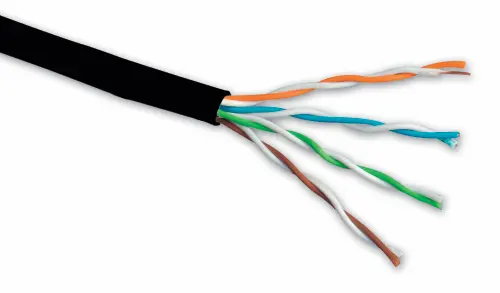 kabel UTP CAT5E PE venkovní černý Solarix SXKD-5E-UTP-PE, balení 305m /27655191/