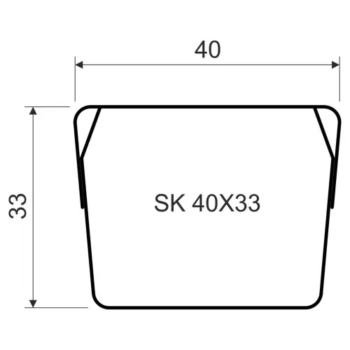 kanál stínící SK 40x33 Kopos