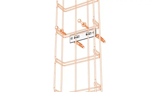 držák žlabu nástěnný DZM 10 GZ Merkur ARK-214100