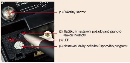 spínač soumrakový STEINEL NightMatic 3000 Vario černý
