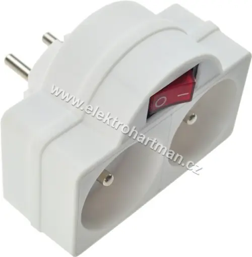 rozdvojka s vypínačem SOLIGHT P97