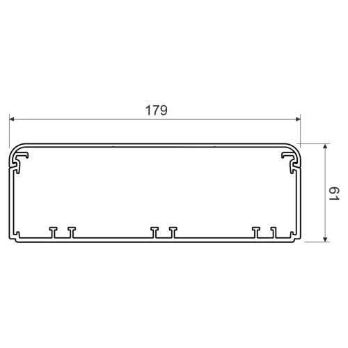 lišta EKE 180x60 HD 2m KOPOS