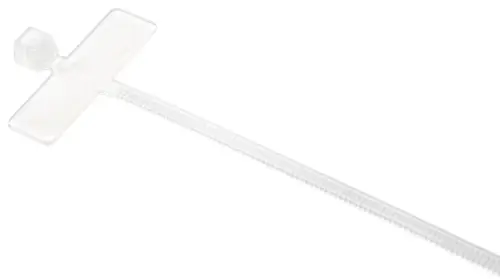 páska stahovací s popisem 52100-M Elematic 100x2,5 natural, rozměr štítku 25,4x8mm