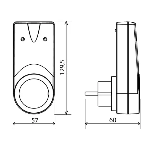 přijímač Elektrobock WS303 do zásuvky