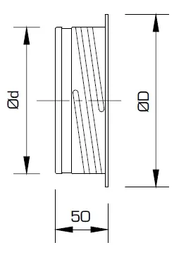 rámeček pro sádrokarton KKL 125
